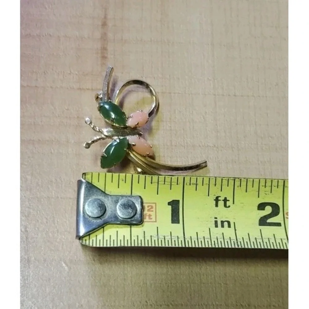 Vintage 14k Gold Filled‎ Butterfly Brooch Pin